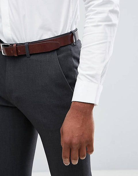 ASOS DESIGN  Men's Charcoal Trouser 101094996  AMF2559 shr