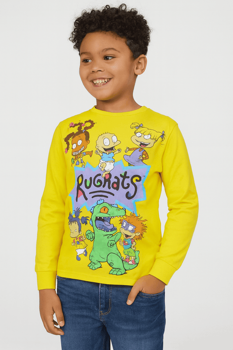Nickelodeon Unisex Yellow Sweatshirt ABFK560 Shr