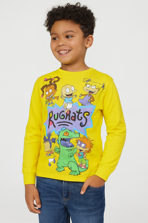Nickelodeon Unisex Yellow Sweatshirt ABFK560 Shr