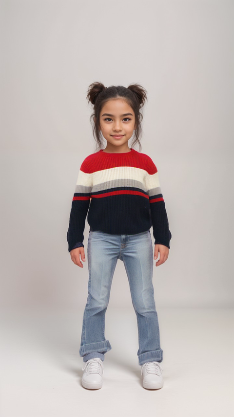 Terranova Girl's Multicolor Long-Sleeve Sweatshirt  |Terranova  in Lebanon
