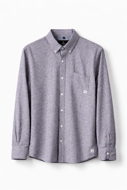 Lerros Men's Multicolor Printed Stretch Shirt | Lerros In Lebanon