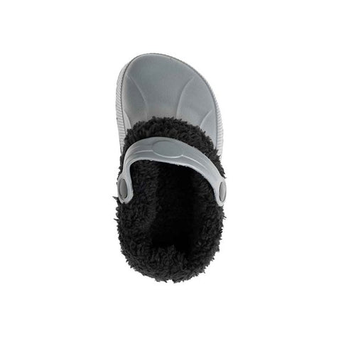 FOAMWALK Boy's Furry Little Solid Clog with Sherpa Lining | FOAMWALK In Lebanon