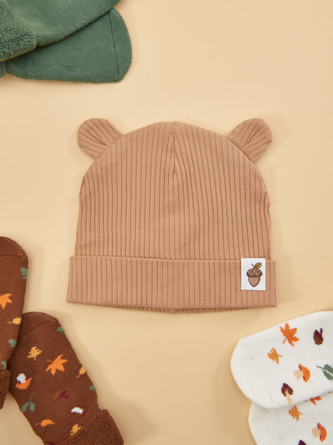 Sinsay Baby Girl's Beige Beanie Hat | Sinsay In Lebanon