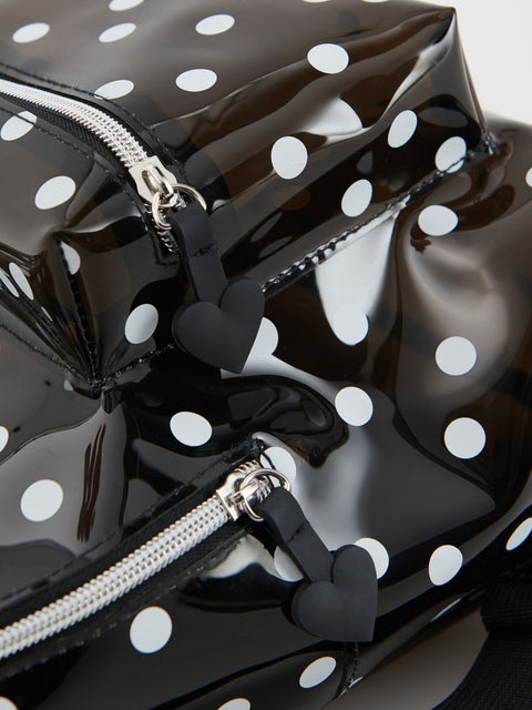 Reserved Girl's Black Dotted Backpack |Reserved In Lebanon