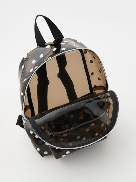 Reserved Girl's Black Dotted Backpack |Reserved In Lebanon