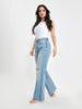 Sinsay Women's Blue High Waist Wide Leg Jeans | Sinsay In Lebanon