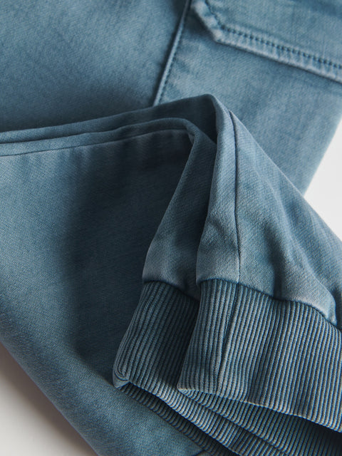 Reserved Boy's Dark Aqua Cargo Elastic Waist Jogger | Reserved In Lebanon