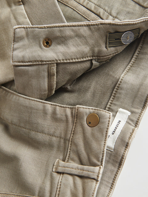 Reserved Boy's Khaki Elastic Waist Cargo Joggers | Reserved In Lebanon