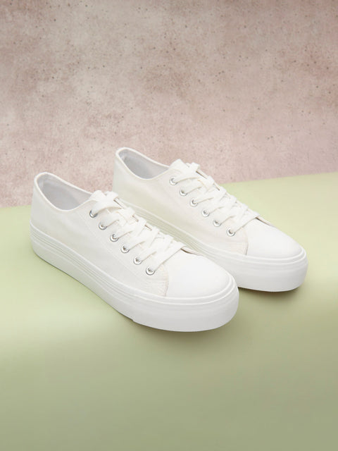 Sinsay  Women's White Casual Sneakers | Sinsay in Lebanon