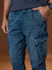 Sinsay Men's Washed Navy Jeans | Sinsay In Lebanon