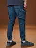 Sinsay Men's Washed Navy Jeans | Sinsay In Lebanon