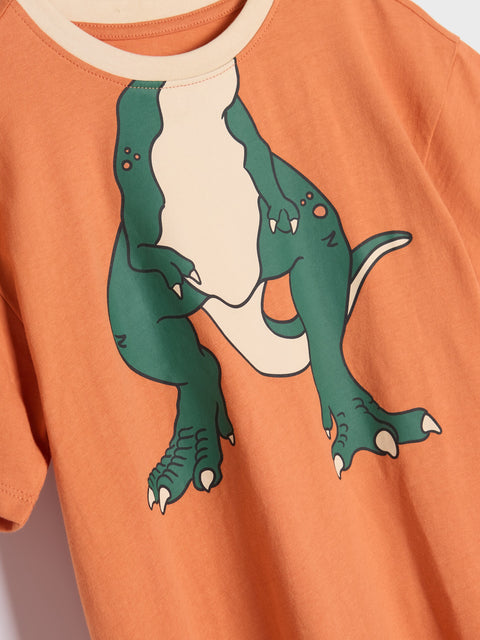 Sinsay Boy's Brick Dino Print Crew Neck T-Shirt|Sinsay In Lebanon