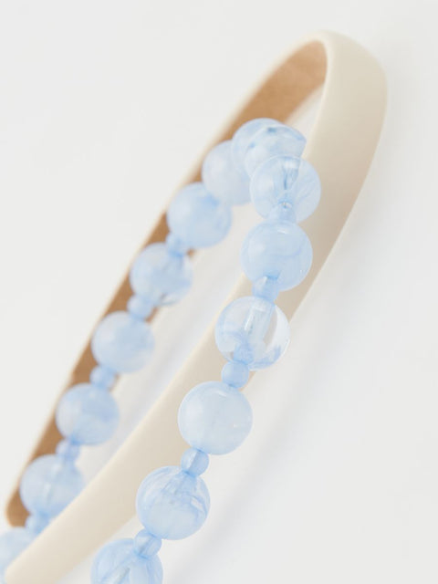 Reserved Girl's Baby Blue & Off White 2 Pack Headband | Reserved In Lebanon