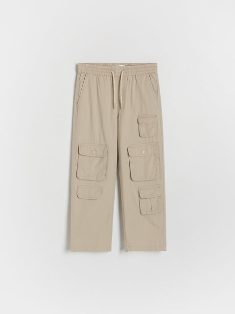 Reserved Boy's Beige Cargo Pant | Reserved In Lebanon