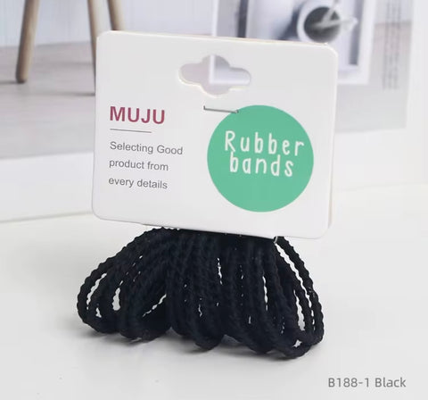 Muju Set of basic hair ties for girls|Muju In Lebanon