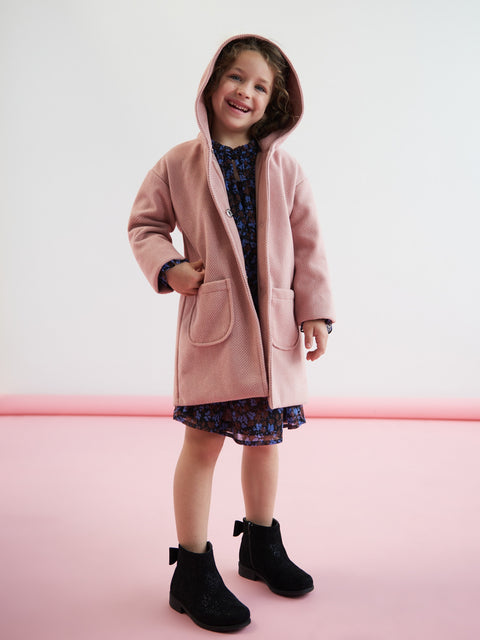 Sinsay Girl's Pink Striped Demi-Season Coat |Sinsay In Lebanon
