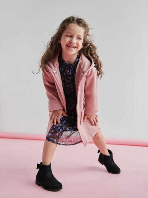 Sinsay Girl's Pink Striped Demi-Season Coat |Sinsay In Lebanon