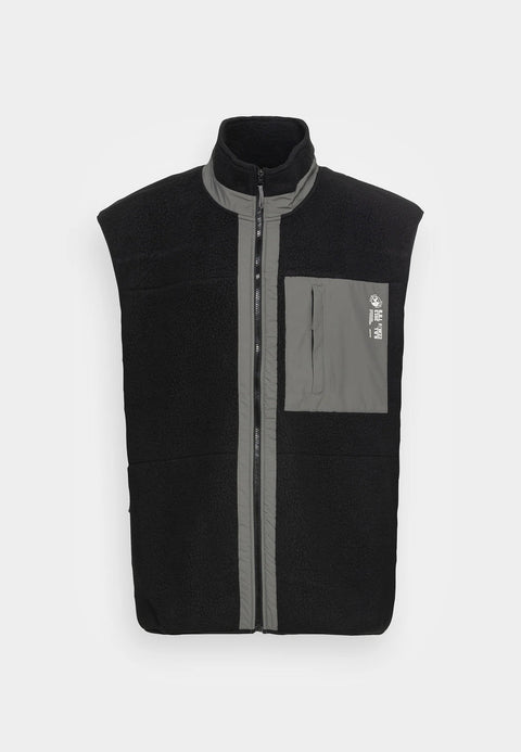 Redefined Rebel Boy's Black & Grey Wool Vest | Redefined Rebel In Lebanon