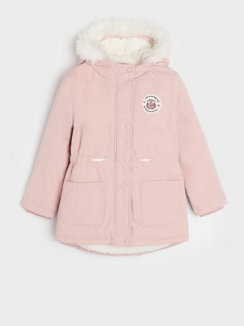 Sinsay Girl's Dusty Rose Hooded Jacket | Sinsay In Lebanon