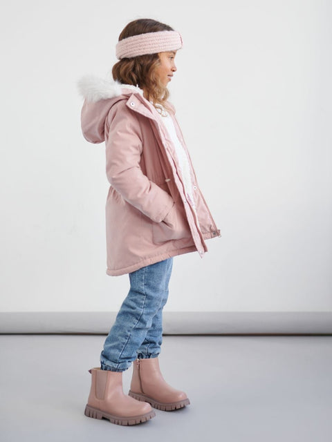 Sinsay Girl's Dusty Rose Hooded Jacket | Sinsay In Lebanon