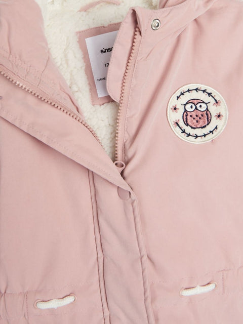 Sinsay Girl's Dusty Rose Hooded Jacket | Sinsay In Lebanon