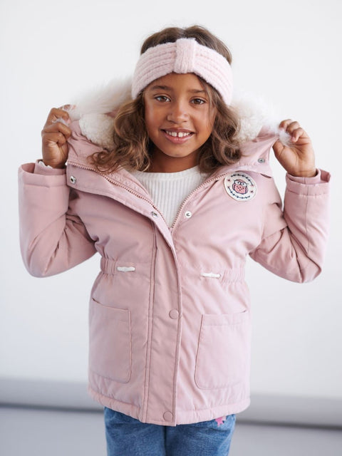 Sinsay Girl's Dusty Rose Hooded Jacket | Sinsay In Lebanon