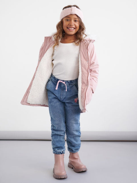 Sinsay Girl's Dusty Rose Hooded Jacket | Sinsay In Lebanon