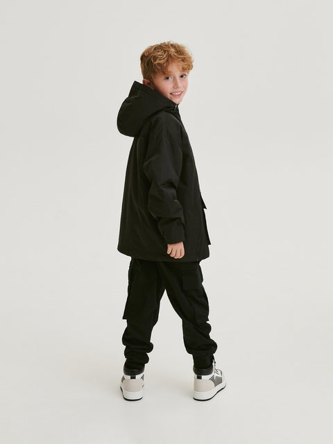 Reserved Boy's Black Oversize Jacket | Reserved In Lebanon