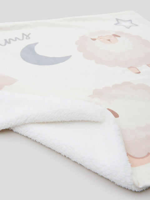 Sinsay Beige Blanket With Winter Motif | Sinsay In Lebanon