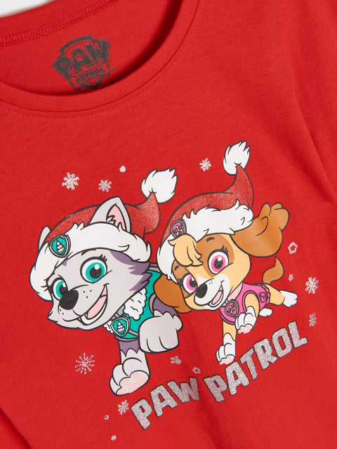 Sinsay Nickelodeon Girl's Red Paw Patrol Long Sleeve Blouse | Sinsay In Lebanon