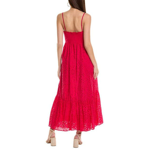 1.State Women's Magenta Flounce Hem Maxi Dress | 1.State In Lebanon