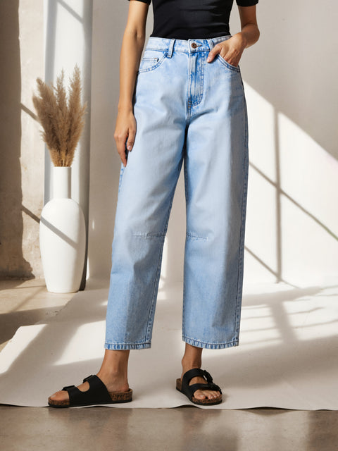 Sinsay Women's Blue Balloon Jeans|Sinsay In Lebanon