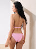 Sinsay Women's Pink & White Striped Bikini Bottom | Sinsay In Lebanon