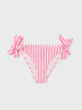 Sinsay Women's Pink & White Striped Bikini Bottom | Sinsay In Lebanon