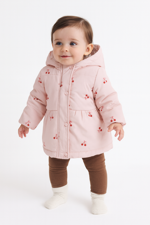 Sinsay Fox & Bunny Baby Girl's Pastel Pink Transitional Jacket | Sinsay In Lebanon