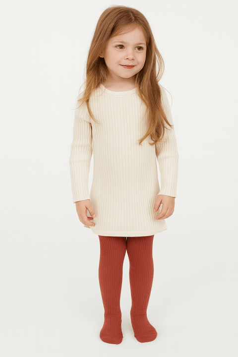 POMPdeLUX Girl's Dusty Rose Filucca Tights |POMPdeLUX in Lebanon