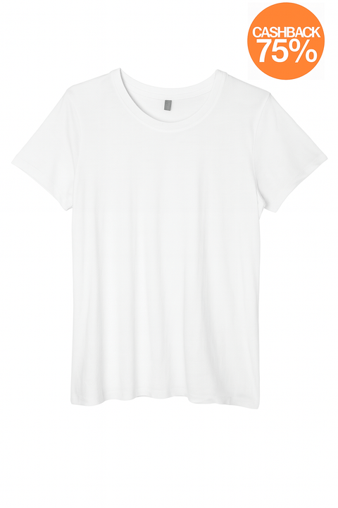 Asos Design  Women's White  T-Shirt ANF3246