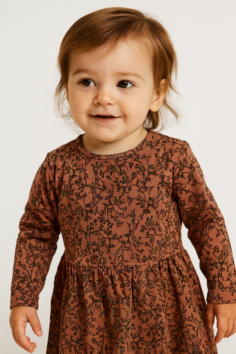 POMPdeLUX Baby Girl Multicolor Long-Sleeve Blouse | POMPdeLUX in Lebanon