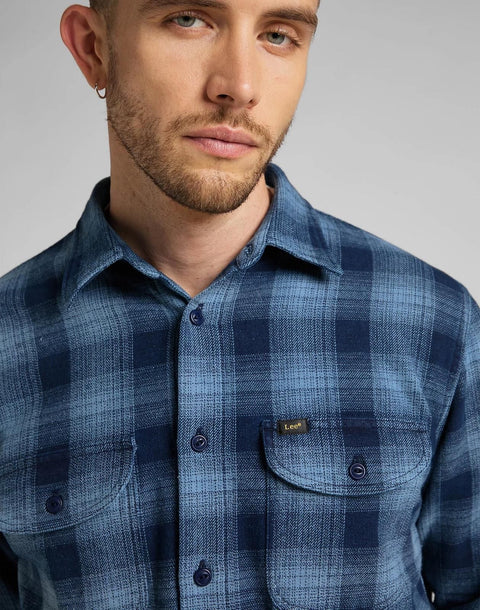Lee Men's Indigo Worker Shirt | Lee In Lebanon