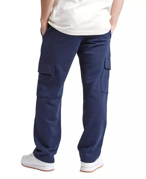 Reebok Men's Navy Fleece Cargo Pants|Reebok In Lebanon