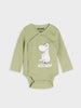Sinsay baby boy green ANIMAL PRINTED Bodysuit AYA