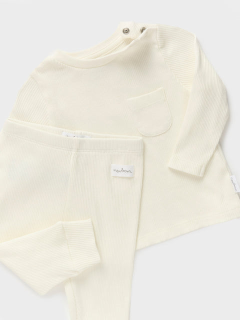 Sinsay Baby Boy's White Jersey 2pcs Set | Sinsay In Lebanon