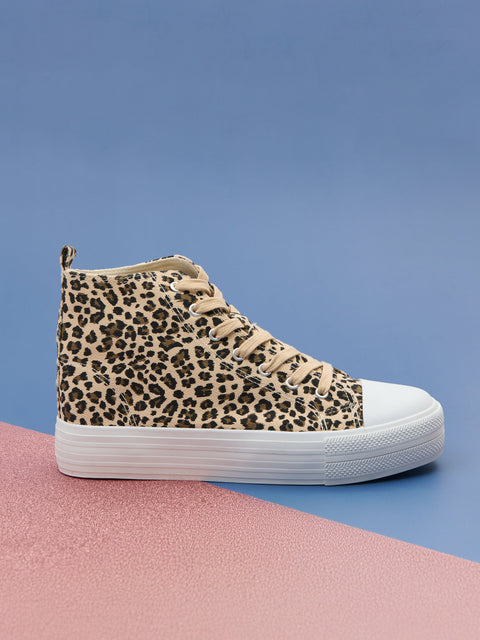 Sinsay Women's Leopard Trainer Sneakers | Sinsay In Lebanon