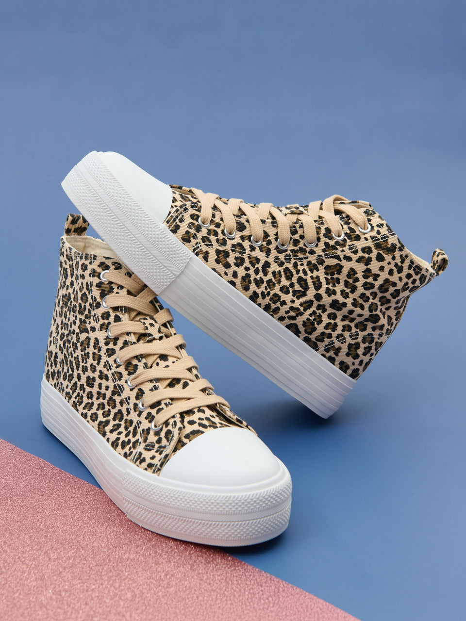 Sinsay Women's Leopard Trainer Sneakers | Sinsay In Lebanon