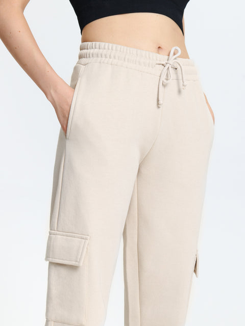 Sinsay Women's Beige With Cuffs Sweatpants  |Sinsay in Lebanon