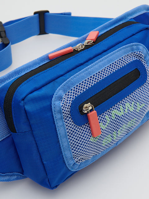 Reserved Boy's Blue Belt Bag With Text | Reserved In Lebanon