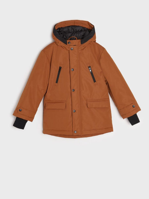 Sinsay Baby Boy's Rust Parka Hooded Jacket | Sinsay In Lebanon