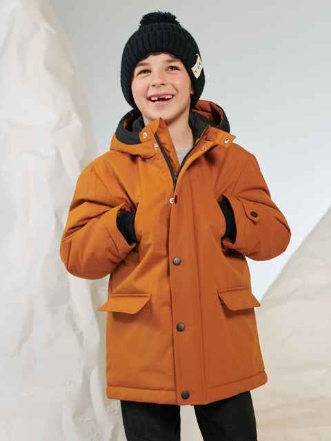 Sinsay Baby Boy's Rust Parka Hooded Jacket | Sinsay In Lebanon