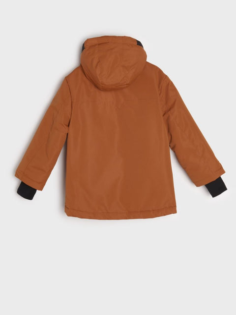Sinsay Baby Boy's Rust Parka Hooded Jacket | Sinsay In Lebanon