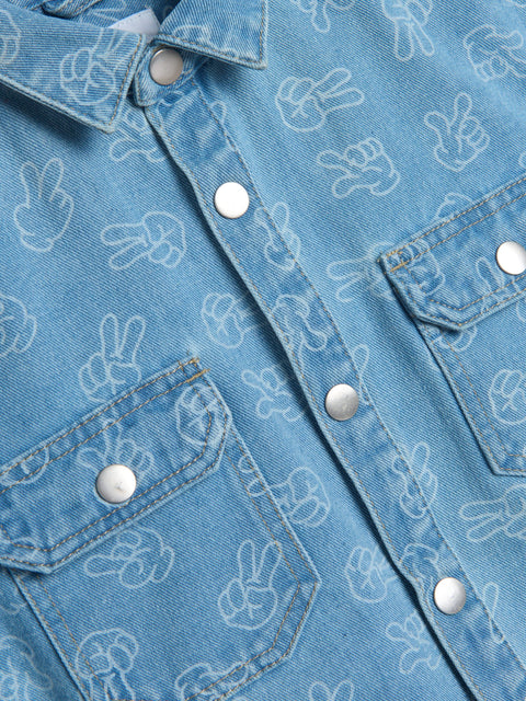 Sinsay Boy's Blue Denim Shirt     | Sinsay in Lebanon